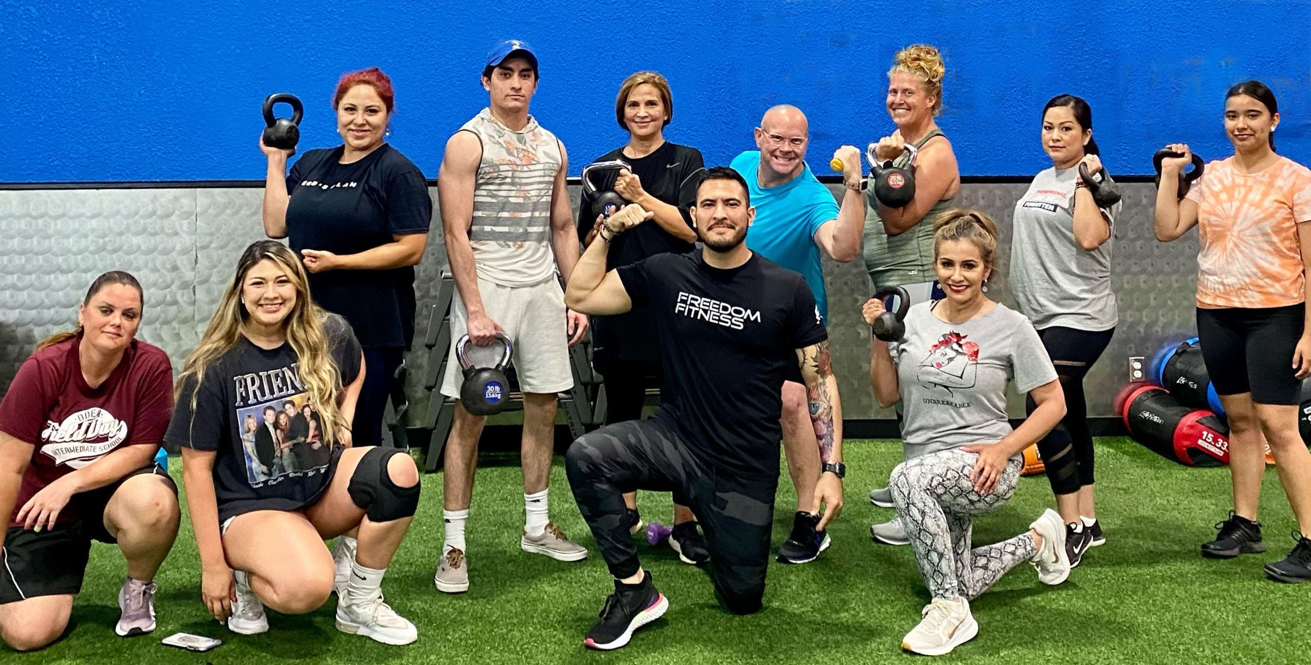 group fitness class photo at freedom fitness gym in airline corpus christi