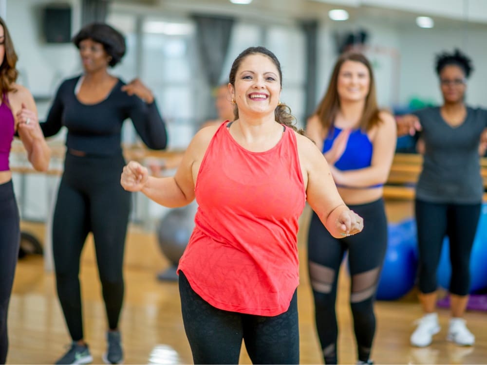 zumba group fitness class near me calallen