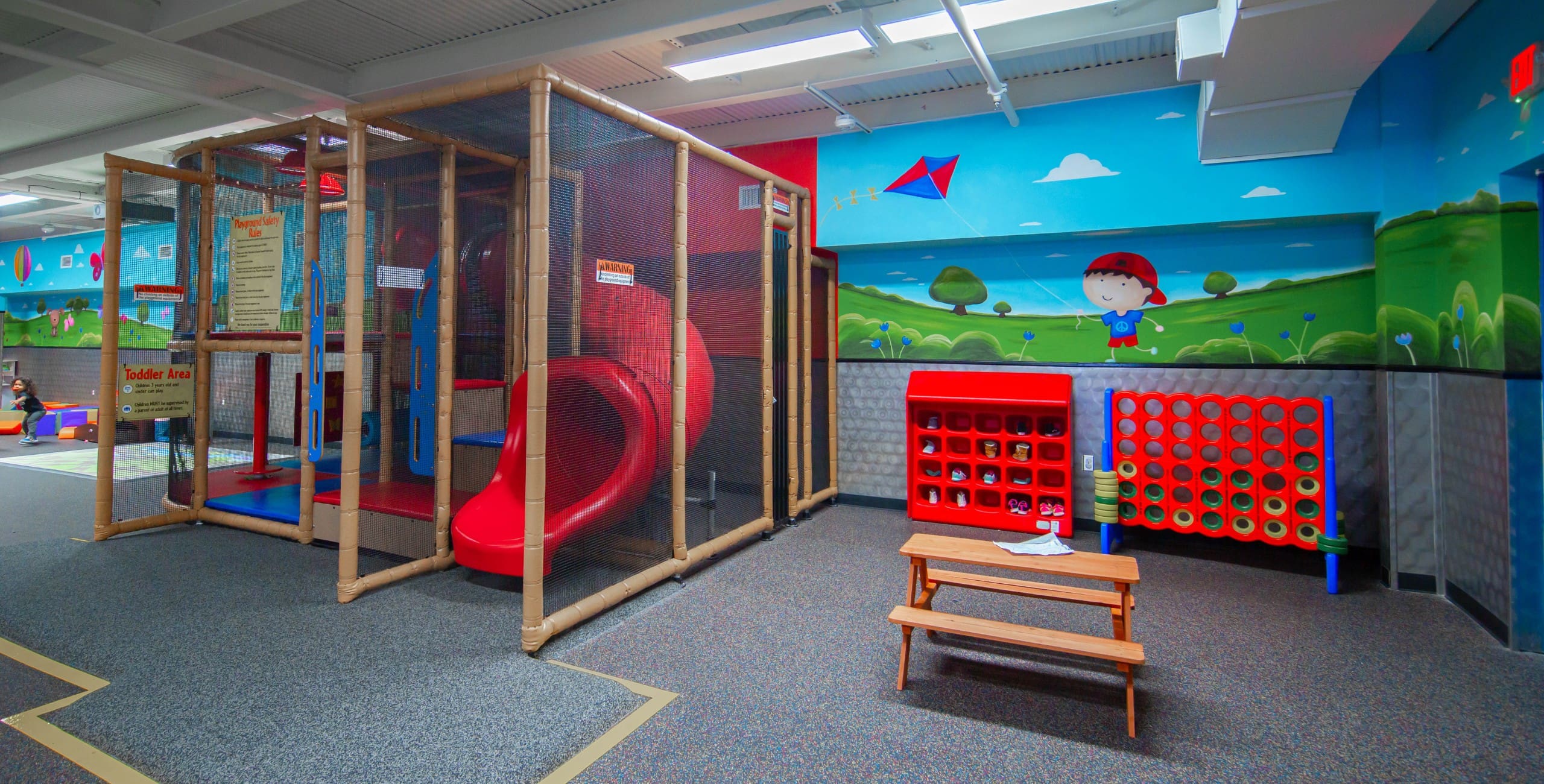 an onsite childcare center at freedom fitness calallen