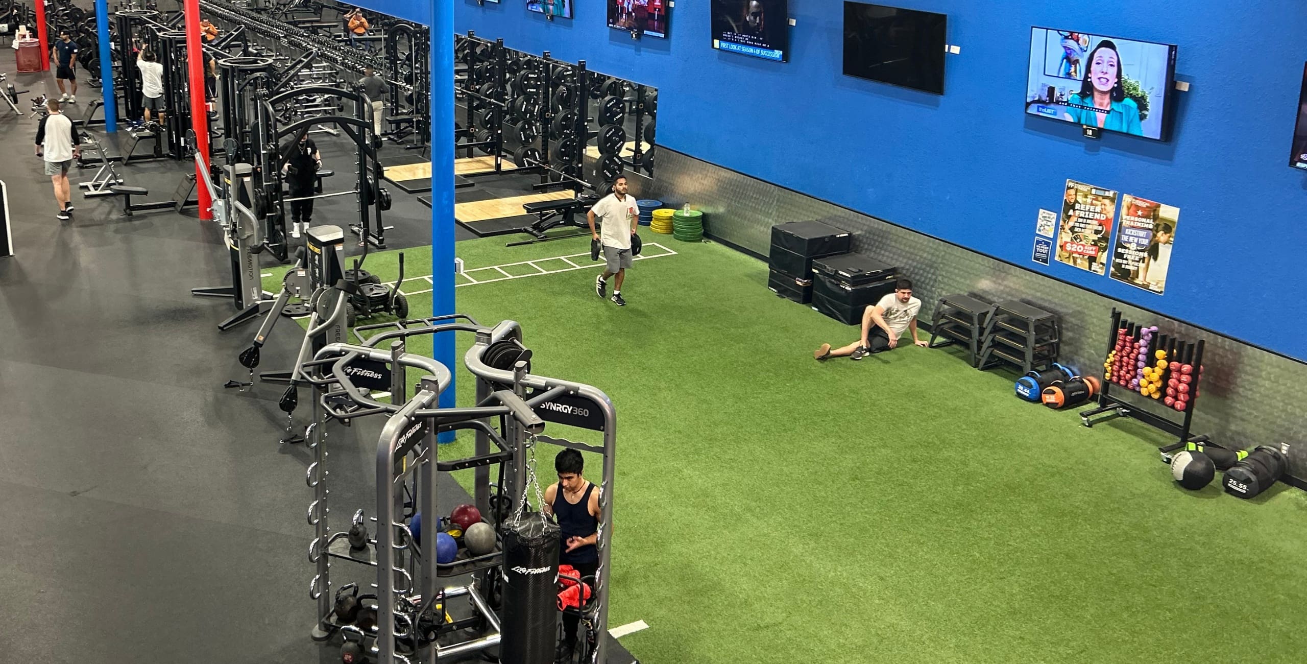 a functional turf training area at a gym near me in calallen