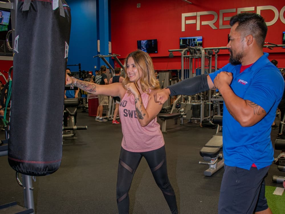 a gym member and certified personal trainer at freedom fitness gym in corpus christi saratoga