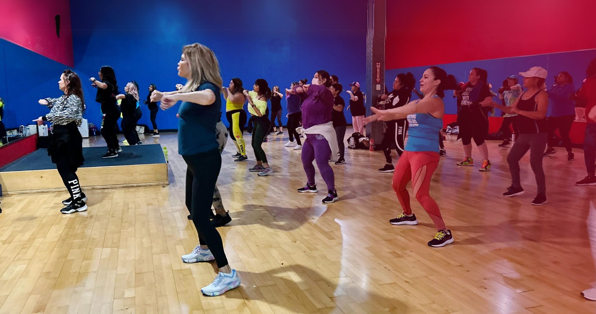 group fitness Zumba class for weight loss at fitness center in south padre